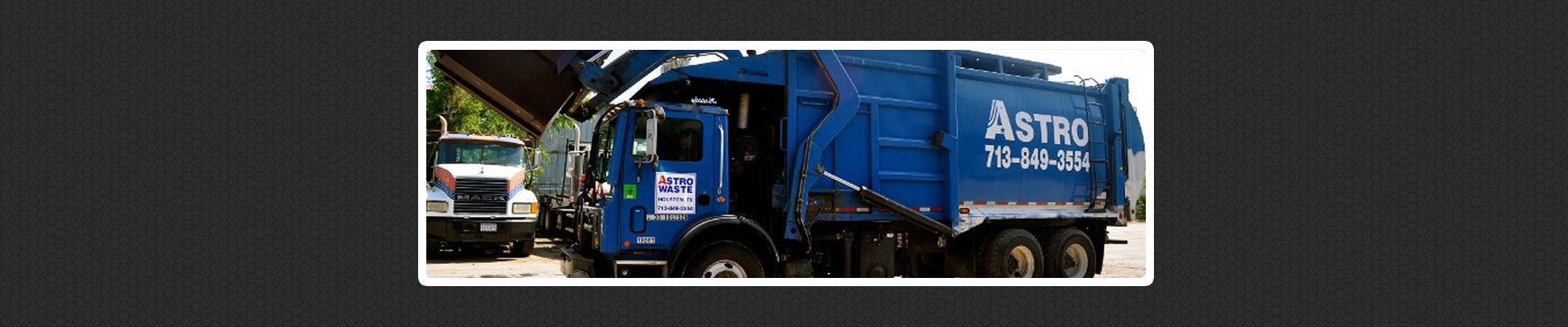 Blue Astro Waste Truck